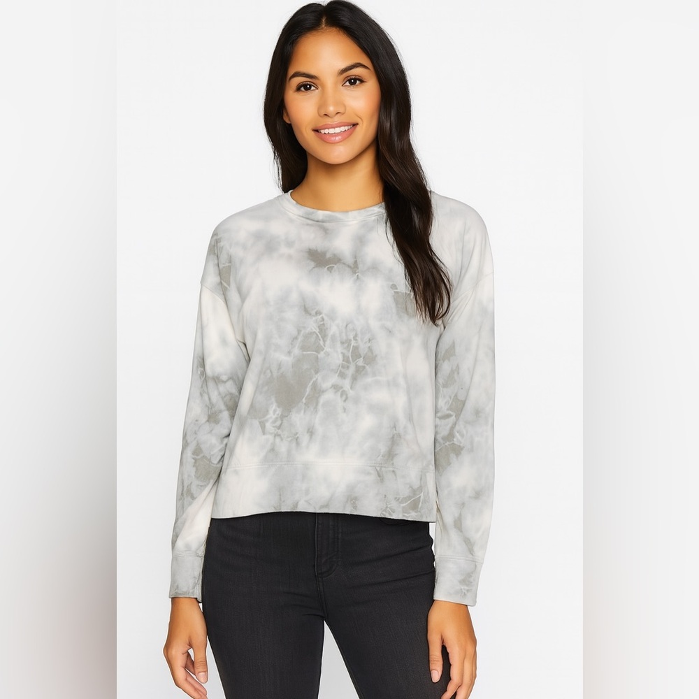 James Perse 100% Supima Cotton Tie Dye Sweatshirt
